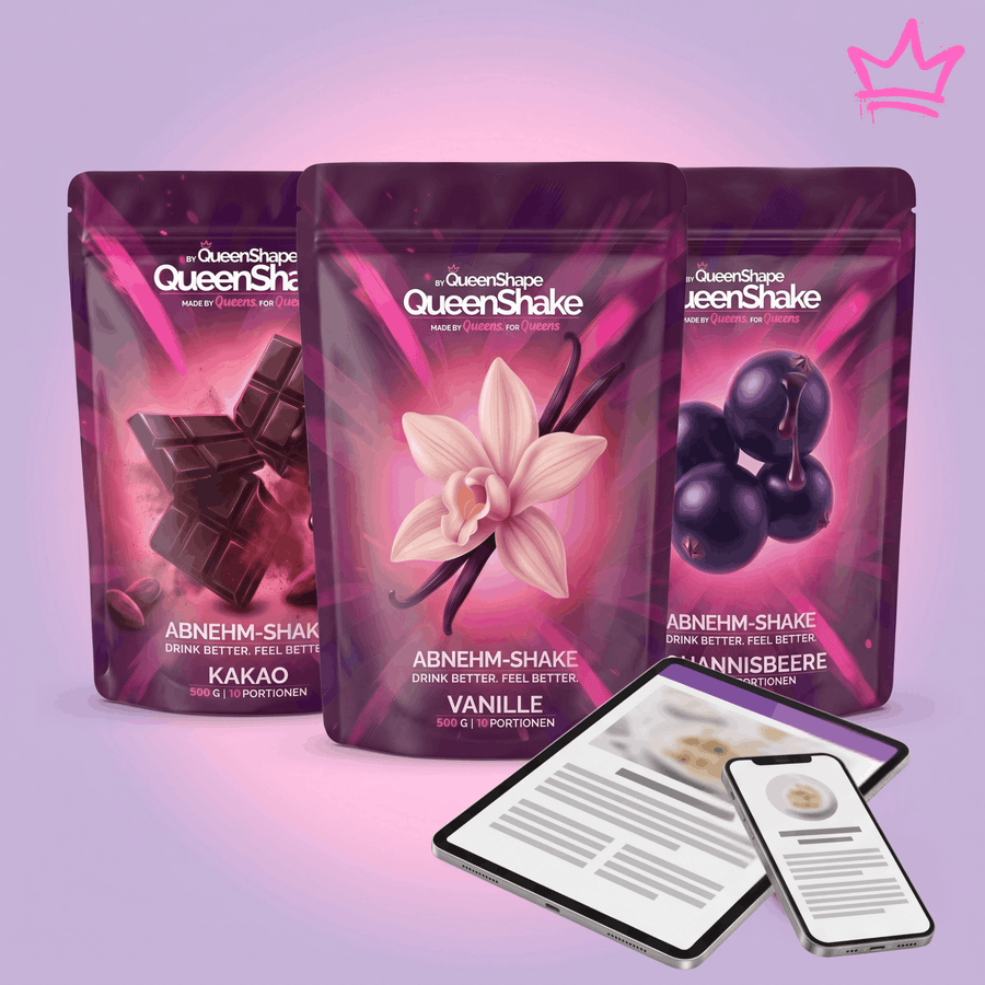 QueenShake 4 Wochen Starter-Set – 3 Sorten, 30 Portionen